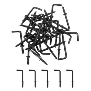 uxcell 40LtbN 1"̒ptbN Yf|̏Ȃ˂݃tbN 7`̒ptbN 