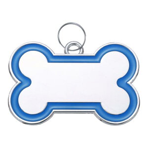 uxcell �y�b �gID�^�O �{�[���V�F�C�v 60x40mm ���� �p�[�\�i���C�Y ���� ���ʋ󔒃^�O ���� �y�b �g�p�i ���O �ԍ� �y�b �g��ID�^�O �y���_���g �����i�u���[�j