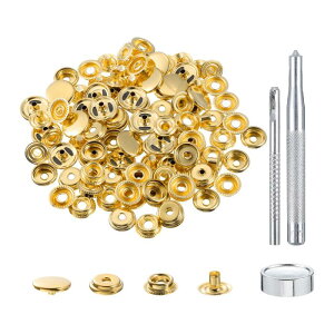 uxcell 25Zbg̓Xibv{^ 15mmvX{^Xibvt@Xi[ 3̐ݒc[t DIYNtgp F