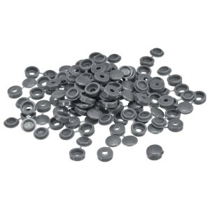 uxcell 100�� 3 mm �q���W���l�W�J�o�[ �v���X�`�b�N�� �܂肽���ݎ��l�W�J�o�[ ���b�V���[�t�� M1 M2 M3�l�W�p �_�[�N�O���[