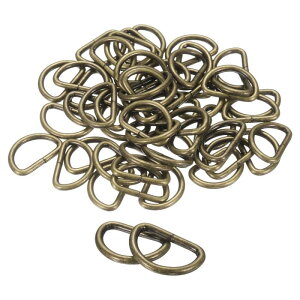 uxcell 100�� D�����O 3/4�C���` (20mm) �����d�C�߂��� D���^�o�b�N���N���b�v �}���`�p�[�p�X�o�b�N���X�g���b�v �D���A�N�Z�T���[ ���̎�� �o�b�N�p�b�N �E�F�r���O�X�g���b�v�A�u�����Y