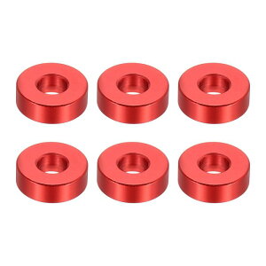 PATIKIL M6A~Xy[T[ 6 Xy[T[A~jE6.2mm ID x 15mm OD x 5mm L A~Xy[T[XN[X^hItEh 1/4"܂M6XN[{gp ԐF