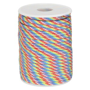 PATIKIL �p���R�[�h���[�v 330�|���h 4mm 7�{ �X�g�����h ���j���[�h �X�v�[���R�[�h �e���g�L�����v �n�����b�N �n�C�L���O �ނ� �T�o�C�o���u���X���b�g DIY�v���W�F�N�g ���C���{�[�J���[ 98ft