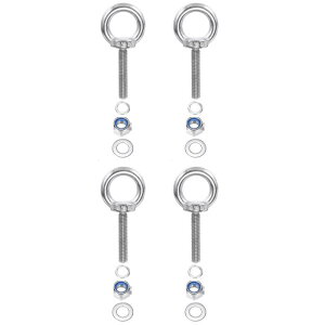 PATIKIL M8 x 50mm ���t�e�B���O�V�����_�[�A�C�{���g 4�Z�b�g 304�X�e�����X�����t�g�����O�X���b�h�A�C�{���g �i�b�g�ƃ��b�V���[�t�� �n�����b�N��A�[�e�B�N�� �݂艺���ɓK�p