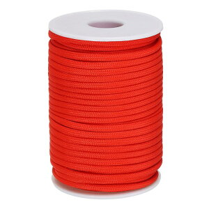 PATIKIL �p���R�[�h���[�v 330�|���h 4mm 7�{ �X�g�����h ���j���[�h �X�v�[���R�[�h �e���g�L�����v �n�����b�N �n�C�L���O �ނ� �T�o�C�o���u���X���b�g DIY�v���W�F�N�g ���b�h 98ft