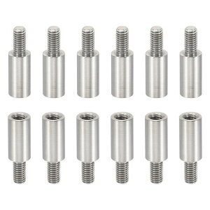 PATIKIL 12 M3X^hIt M3 10+6mmXy[T[X^hIt A~ lWtX^hItLbg 3 mm ID 5mm ODgbNXEXXbhA_v^[ H PCB RCh[ }U[{[hp