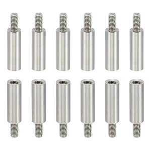 PATIKIL 12�� M3�X�^���h�I�t M3 17+6mm�X�y�[�T�[�X�^���h�I�t �A���~�� �l�W�t���X�^���h�I�t�L�b�g 3 mm ID 5mm OD���g���b�N���X�E���X�X���b�h�A�_�v�^�[ ��H��� PCB RC�h���[�� �}�U�[�{�[�h�p