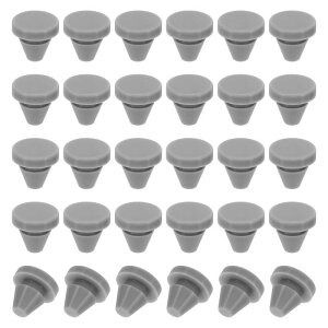 PATIKIL 6mm���a �V���R�������E���h�X�i�b�v 30���� �^�C�v���b�N�Ƌ�p�z�[���v���O�{�^���ی�J�o�[�L���b�v�w�b�h 2.5-6mm�z�[���ɓK�� �O���[