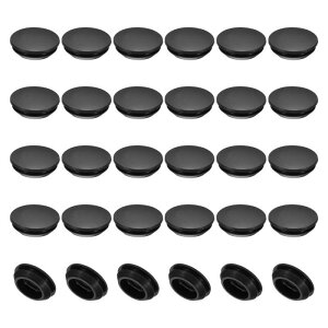 PATIKIL 20mm���a �V���R�������E���h�X�i�b�v 30�Z�b�g �^�C�v���b�N�Ƌ�p�z�[���v���O�{�^���ی�J�o�[�L���b�v 2.5-20mm ���ɓK�� ��