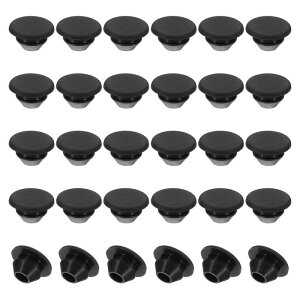 PATIKIL 6mm���a �V���R�������E���h�X�i�b�v 30�Z�b�g �^�C�v���b�N�Ƌ�p�z�[���v���O�{�^�� �����G�b�W�ی�J�o�[ 7mm ���ɓK�� ��