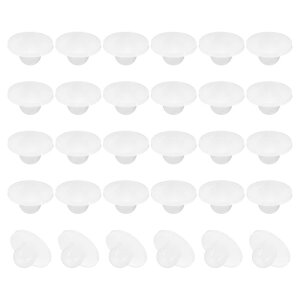 PATIKIL 5mm���a �V���R�������E���h�X�i�b�v 40���� �^�C�v���b�L���O�Ƌ�p�z�[���v���O�{�^�� ���C�h�G�b�W�A�[�N�ی�J�o�[ 5-5.5mm ���ɓK�� �o���N�w�b�h�V�����_�[�p ����