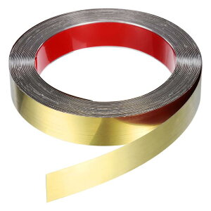 uxcell 39.4ft x 1.18 �E�H�[���g���� �s�[�����X�e�B�b�N ���[���f�B���O �g�����t���[�� ���Ȑڒ����X�e�����X�X�`�[���~���[�t�B�j�b�V�����^���X�g���b�v�g���� �ǃp�e�B�I���L���r�l�b�g