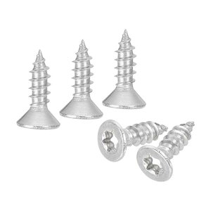 uxcell 100Zbg tbgwbhgNX˂ M3 x 10mm 304XeXX`[ JE^[VN ȐEh؂˂ T10rbgΉ ؍ tFX fbLp (Vo[)