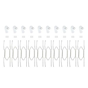 uxcell 10Zbg̃v[gnK[ 8"̃XeXCrWuǃv[gnK[ pMp̕ǃtbN10t Vo[