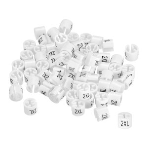 uxcell 160̗mnK[}[J[ 2XLTCY ^O 3.5mmbhɓKߗރTCYnK[Nbv ߗރJ[R[fBOx zCg