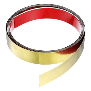 uxcell 9.8ft x 1.18 �E�H�[���g���� �s�[�����X�e�B�b�N ���[���f�B���O �g�����t���[�� ���Ȑڒ����X�e�����X�X�`�[���~���[�t�B�j�b�V�����^���X�g���b�v�g���� �ǃp�e�B�I���L���r�l�b�g�^