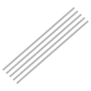 uxcell SlW M5 ؃{g bh X^bh{g OlW 300mm ˂ sb`0.8mm 304XeX| E˂ 5{