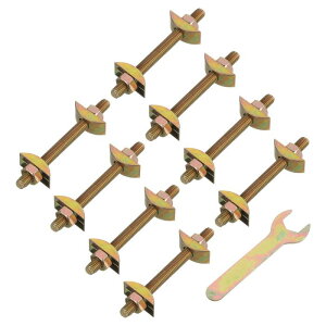 uxcell 5/16" x 3.5" JE^[gbvRlN^ 8Zbg̃e[ut@Xi[ƋڑLbg e[ugbvxbhub`[ubNJE^[gbvڑp