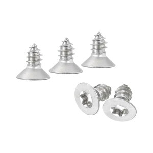 uxcell 100Zbg tbgwbhgNX˂ M6 x 12mm 304XeXX`[ JE^[VN ȐEh؂˂ T30rbgΉ ؍ tFX fbLp (Vo[)