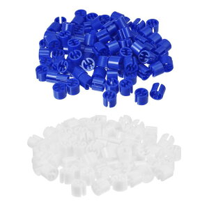 uxcell 300̗mnK[}[J[̋󔒃^O 3.5mm̃bhɓKߗރTCYnK[Nbv ߗނ̃nK[ɎgpJ[R[fBOx u[+zCg