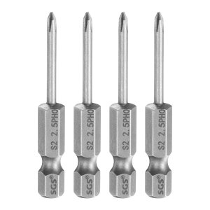 uxcell 4pcs #0 �t�B�� �b�v�X �X�N�����[�h���C�o�[�r�b�g PH0 1/4 �w�b�N�X�V�����N 2 (50mm) ���� 0.1 ���b�h �}�O�l�e�B�b�N �N���X�w�b�h �h�����r�b�g S2 �X�`�[�� �C���_�X�g���A�� �X�N�����[