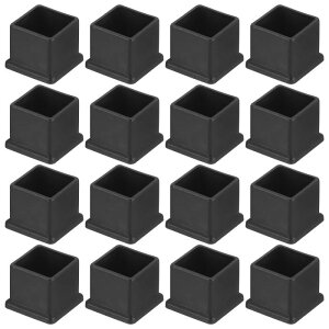 uxcell 26��PVC���̐����`�̈֎q�r�L���b�v 30mm x 30mm�̊O�a ���F�̉Ƌ�p�t�B�[�g�p�b�h �e�[�u���t�b�g�J�o�[�L���b�v ���ی�p
