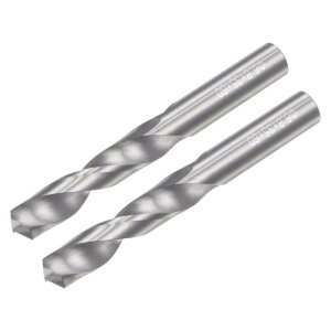 uxcell �ő̍d���h�����r�b�g 6.8mm C2/K20�^���O�X�e���J�[�o�C�h�W���o�[�h�����r�b�g ���a�V�����N�̃h�������O�c�[�� �X�e�����X�| �A���~�j�E�� �S ���� �v���X�`�b�N�p 2����