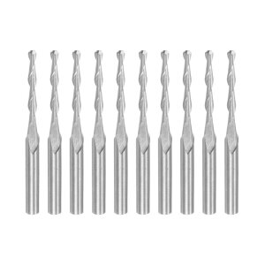 uxcell 10̃{[m[YGh~CNC[^[rbg 1/8"VN1/8"i3.175mmjAbvJbg2t[gő̃J[oChJb^[~Oc[ PCBANvX`bN؍ރA~jE