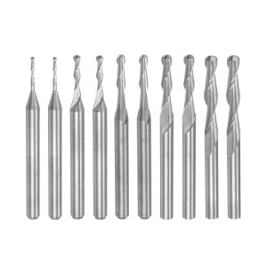 uxcell 10̃{[m[YGh~CNC[^[rbg 1/8"VN1.0-3.175mmAbvJbg2t[gő̃J[oChJb^[~Oc[ PCBANvX`bN؍ރA~jEp