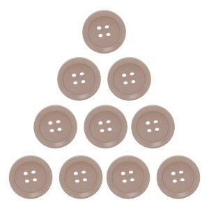 CAPASTEC �����{�^�� ���a23mm �D�� ����DIY �A�[�g �f�R���[�V���� �N���t�g�p ��|�p�{�^�� �s���N 10����
