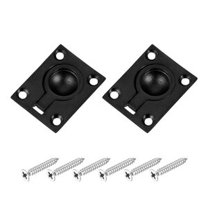 uxcell 2�Z�b�g �t���b�V�������O�v�� 1.89�C���`×1.5�C���` �X�e�����X�X�`�[�� �����`���ߍ��݃h�A�v�� �Ƌ� �{�[�g ���p �l�W�t��