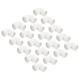 uxcell PVCRWbgJv[ 90xG{pCvtBbeBO 25mm zCg DIY PVCVFt K[fz[X dCRWbgp̕] 30Zbg