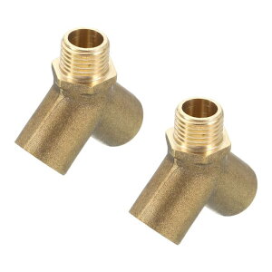 uxcell �^�J�e�B�[�p�C�v�p�� 1/4 x 1/4 x 1/4 N PT 3�E�F�CY�R�l�N�^�p��A�_�v�^ �K�X�A���ڑ��p�C�v���C���p 2�Z�b�g