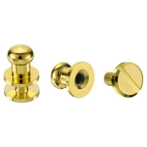 uxcell DIY���U�[�N���t�g�x���g���z�n���h�o�b�O�����C���p 5�Z�b�g6mm �\���b�h�^�J �ۓ��X�^�b�h�l�W���x�b�g�|�X�g�t�@�X�i�[ ���F