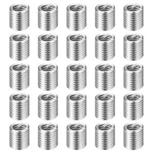 uxcell 25���� ���C���[�X���b�h�C���C���T�[�g M2.0 x 0.4 x 2D (5mm) ���g���b�N 304H�X�e�����X�|�� �w���J���R�C�����C���[�X�N�����[ �l�W�X���[�u�V�[�X �����ԏC���p