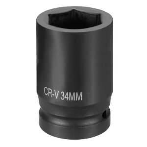 uxcell 6�|�C ���g�C���p�N�g�\�P�b�g 1�C���`�h���C�u 34mm ���[�g���T�C�Y �\�P�b�g CR-V�| �X�s���h�� �A�N�X�� �Z�p�\�P�b�g �@�B�V���t�g�i�b�g�{���g�C���p ��