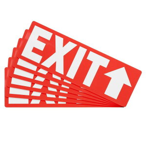 PATIKIL 6�� EXIT �T�C���X�e�b�J�[ ���� ����t�� 10cm x 30cm ���S�o���X�e�b�J�[ ���U���W���v���[�g �z���C�g