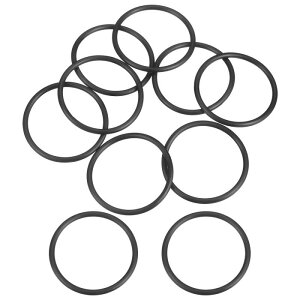 uxcell �j�g�����S����O�����O AS568 ���a47.22 mm ��3.53 mm �V�[�����O�K�X�P�b�g �E�H�[�^�[�t�B���^�[�n�E�W���O�V�[�� O�����O���b�V���[ ������ �@�B �z�ǂɑΉ� �u���b�N 10��