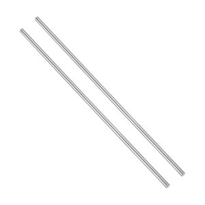 uxcell �`�^���ۖ_ 2�{�Z�b�g ���a8mm ����356mm GR5 ���� �\���b�h TC4 �`�^���ۖ_ �͌^��s�@ �� �D�� DIY �N���t�g �������H [0.31�C���`×14�C���`]