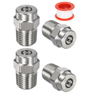 M METERXITY 4�Z�b�g �T�[�t�F�X�N���[�i�`�b�v - 15�x 1/4�C���` NPT �I�X #15045 �������@�m�Y�� �N���[�i�[�m�Y�� �����p�A�X�e�����X�|�� �V�[�����O�e�[�v�t�� �E�H�[�^�[�K ���p ( 1.311mm �I