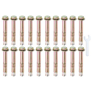 M METERXITY 20����Z�p�g���{���g M6x60mm �J���[�������b�L�S-�Y�f�| �O���Z�p�g���{���g 10mm�����`�t�� �R���N���[�g/���������K/�u���b�N�Ǘp �ϕ��I���^���{���g
