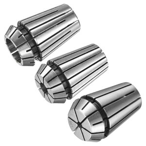 M METERXITY ER20�X�v�����O�R�����b�g1�Z�b�g�A40Cr�|�X�v�����O�R�����b�g�`���b�N 1/2�A1/4�A1/8mm�N�����v�a CNC�����@/���Ճt���C�X�H��p [�V���o�[�A1.3x0.8�C���`/32x21mm]