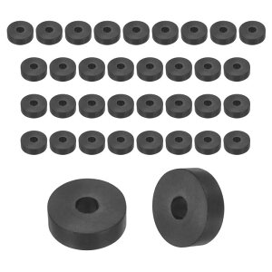 uxcell 9����S���X�y�[�T�[ �O�a40mm ���a16mm ����10mm �� �ی^ �h�U�S���p�b�h �≏�u�b�V�� ���b�V���[ �z�[���E�J�[�E�{�[�g�p(�O�a1.57�C���`×���a0.63�C���`×����0.39�C���`)