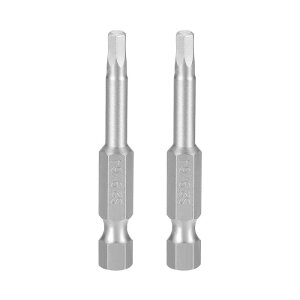 uxcell �Z�p�h���C�o�[�r�b�g 2�Z�b�g 9/64 SAE 1/4�Z�p�V�����N ����2(50mm) S2�| ���C�t�� �C���p�N�g�h���C�o�[�p �H�Ɨp�O���[�h �Z�p�d���h���C�o�[�r�b�g �O���[
