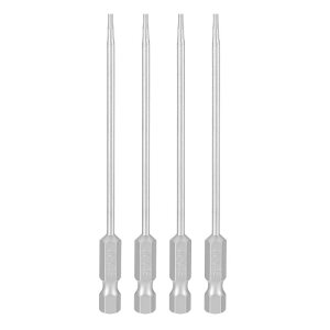 uxcell �Z�p�h���C�o�[�r�b�g 4�{�Z�b�g 1/16 SAE 1/4�Z�p�V�����N ����100mm S2�| ���C�t�� �C���p�N�g�h���C�o�[�p �H�Ɨp�Z�p�d���h���C�o�[�r�b�g �O���[
