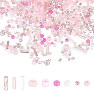uxcell 5000�� �~�b�N�X�K���X�V�[�h�r�[�Y 1.5-6mm �~�j ���[�Y�r�[�Y �X�y�[�T�[�r�[�Y DIY�N���t�g �v���W�F�N�g �C�������O �l�b�N���X �u���X���b�g ��ΐ���p �s���N