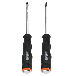 uxcell 2�{�g ���C�t���h���C�o�[�Z�b�g SL7/PH7×125mm CR-V�| �ђʌ^ �v���X/�}�C�i�X�h���C�o�[ �Ō��L���b�v�t�� �H�Ɨp�E�����Ԑ����p