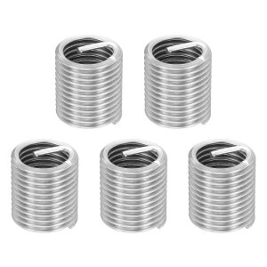 uxcell ���C���[�˂��C���C���T�[�g M18 x 2.5 x 2D (36mm) ���g���b�N 304H�X�e�����X�|�� �����R�C�����C���[�˂��X���[�u�V�[�X 5�Z�b�g �����ԏC���p