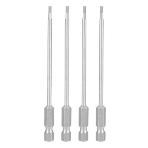 uxcell �Z�p�����`�h�胋�r�b�g 4�Z�b�g 5/64 SAE 1/4 �Z�p�V�����N ����4�C���`(100mm) S2�| ���C�t�� �C���p�N�g�h���C�o�[�p �H�Ɨp�Z�p�d���h���C�o�[�r�b�g �O���[