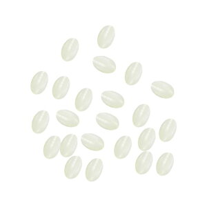 PATIKIL 6x4mm ���~�i�X�ނ�r�[�Y 200�� �v���X�`�b�N �O���[�ނ�a �� ���O�r�[�h �^�b�N���c�[�� �ȉ~�` �z���C�g